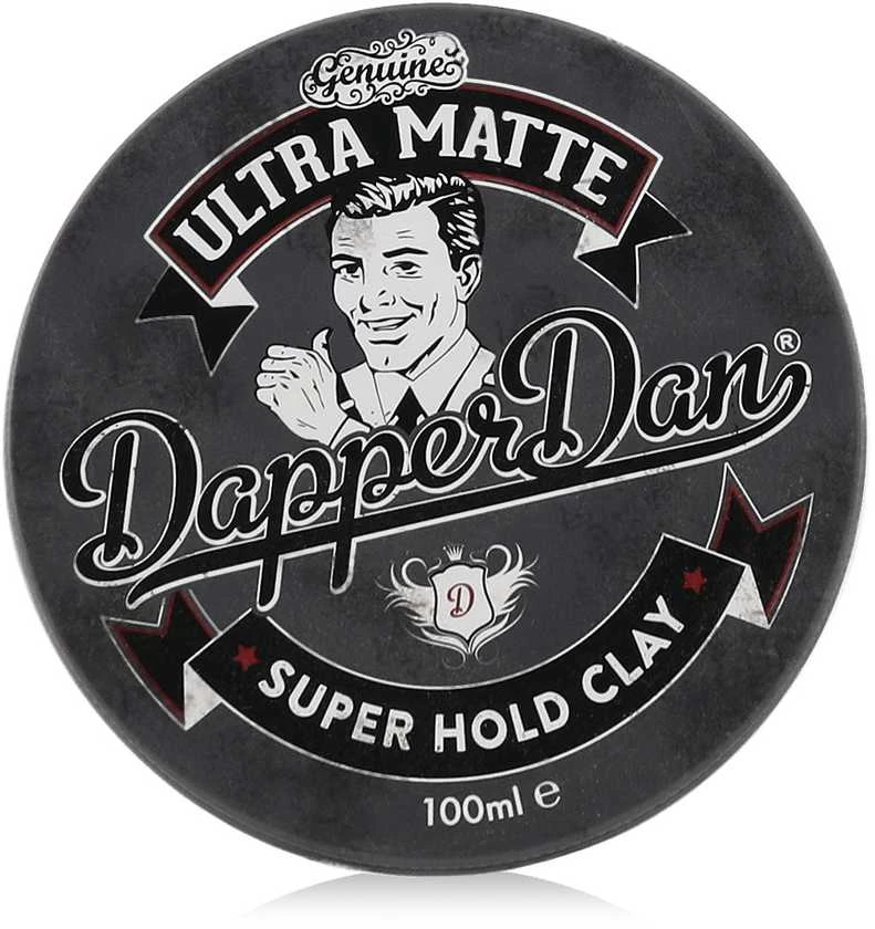 Dapper Dan Ultra Matte Super Hold Clay itin stiprios fiksacijos matinis modeliavimo molis, 100 ml