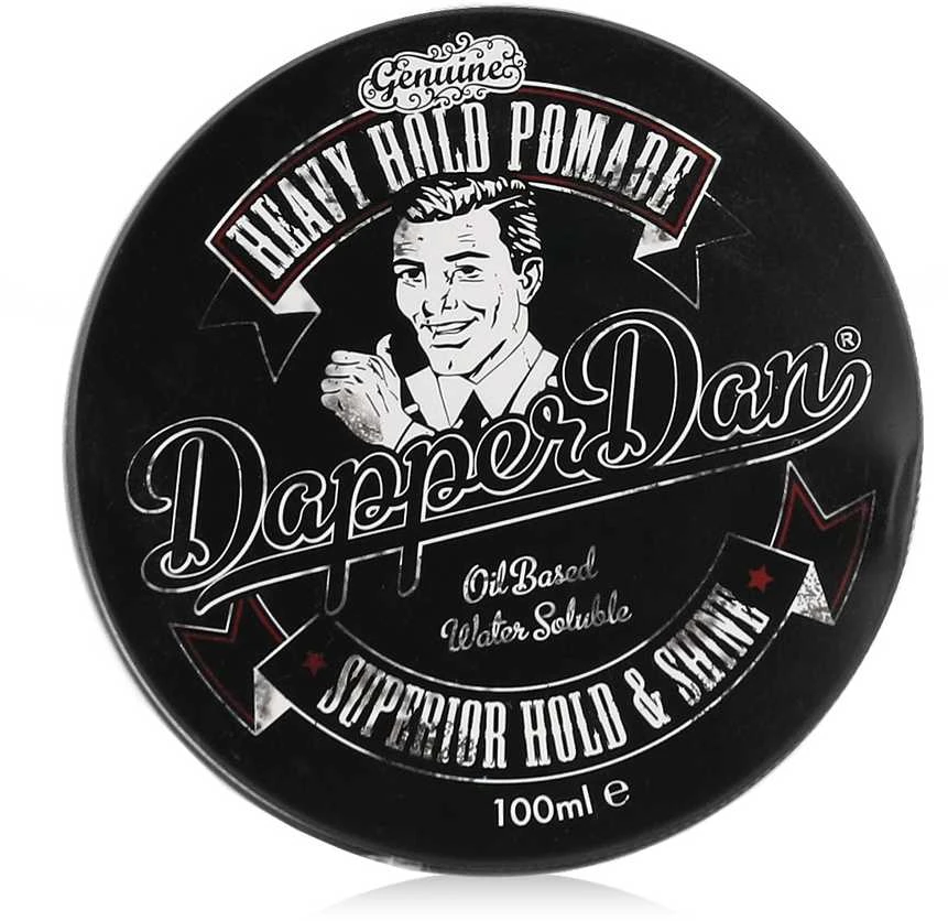 Dapper Dan Heavy Hold Pomade stiprios fiksacijos ir spindesio plaukų pomada, 100 ml