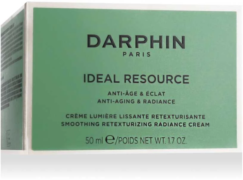 Darphin Ideal Resource Smoothing Retexturizing Radiance Kreminis atkuriamas veido kremas nuo raukšlių, 50 ml