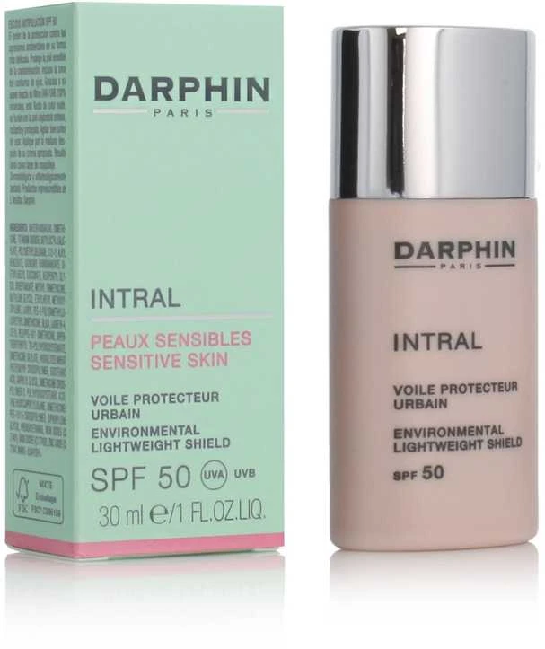 Darphin Intral Environmental Lightweight Shield SPF 50 veido kremas nuo saulės, 30 ml