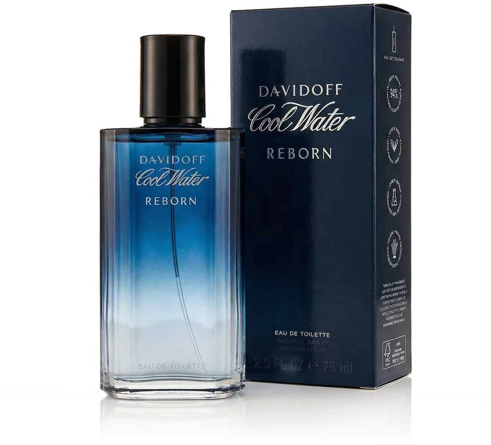 Davidoff Cool Vanduo Reborn EDT tualetinis vanduo vyrams, 75 ml