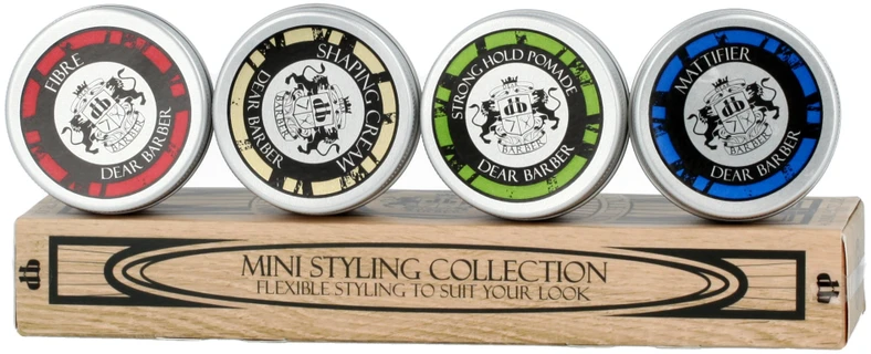 „Dear Barber“ mini stiliaus rinkinys, 4 vnt., 20 ml