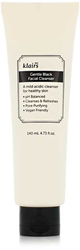 Klairs Gentle Juodas Facial Valiklis, 140 ml