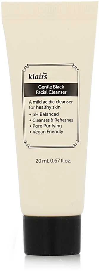 Dear, Klairs Gentle Juodas Facial Valiklis 20 ml