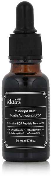 Dear Klairs Klairs Midnight Mėlyna Youth Activating Drop jauninantis serumas veidui, 20 ml