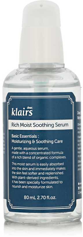 Klairs Rich Moist Soothing Serum, 80 ml