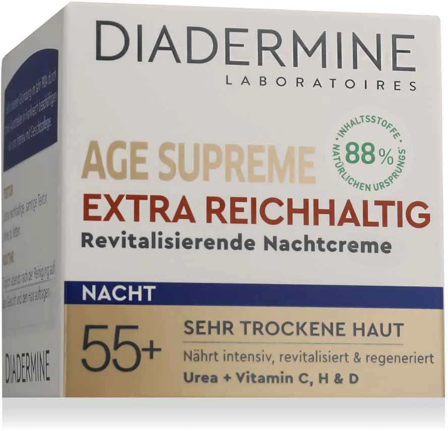 Diadermine Age Supreme Ypač Rich Gaivinantis Night Kremas Night Skin Kremas
