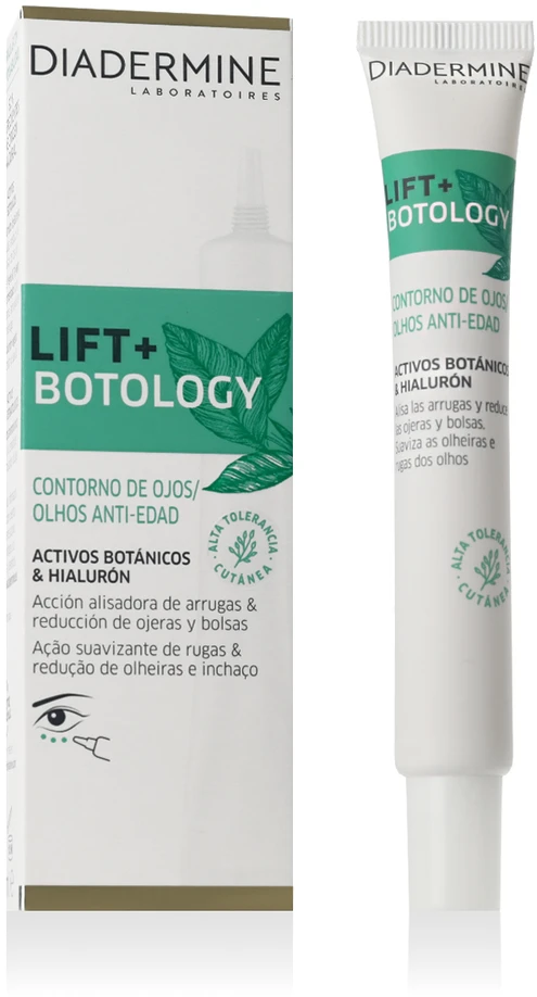 "Diadermine Lift + Botology Eye Contour" stangrinantis akių kontūro kremas 15ml