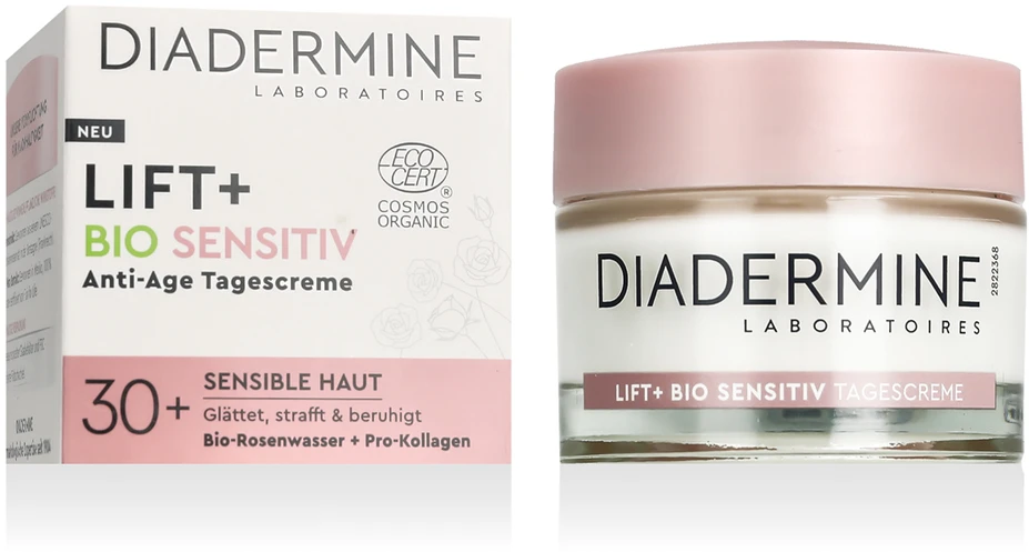 Diadermine Lift+ Bio Sensitiv Anti-Age Day Kremas Day Kremas