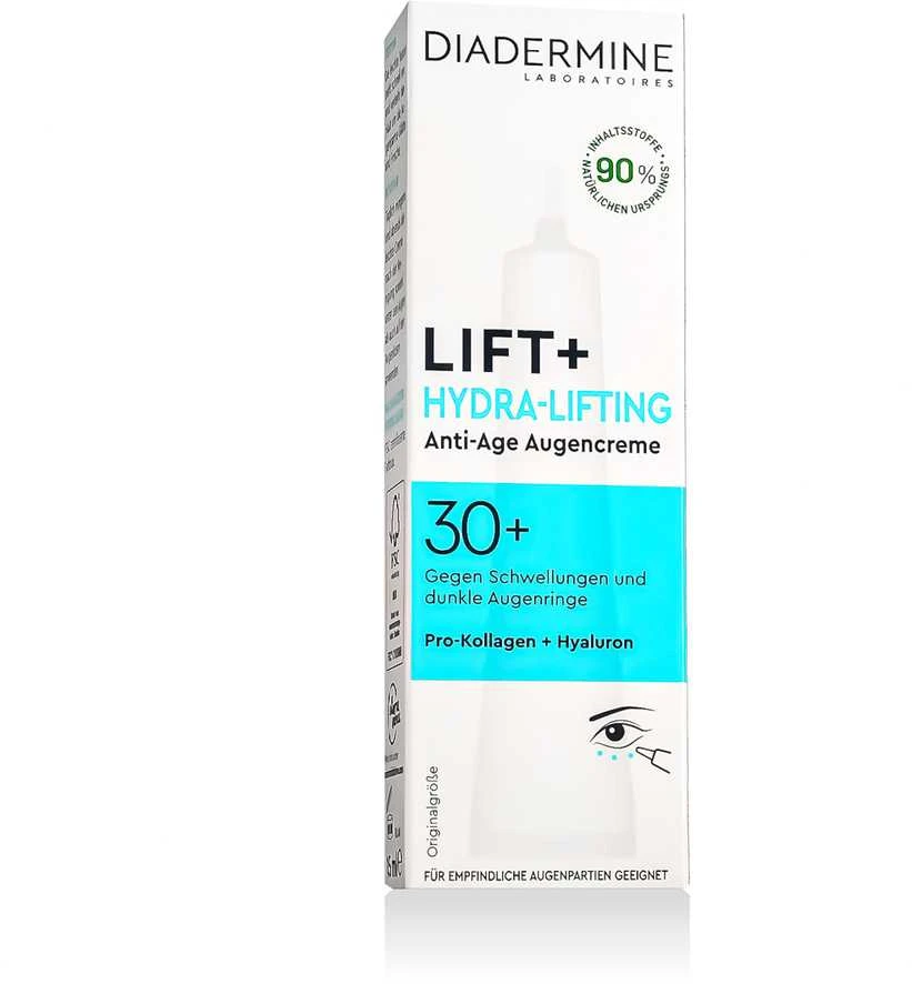 Diadermine Lift+ Hydra-Lifting Anti-Age Paakių kremas Paakių kremas
