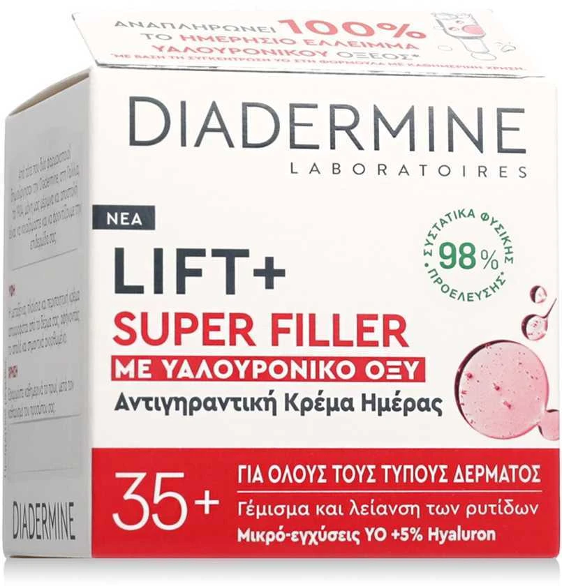Diadermine Lift+ Super Filler Anti-Age Day Kreminis Day Kreminis