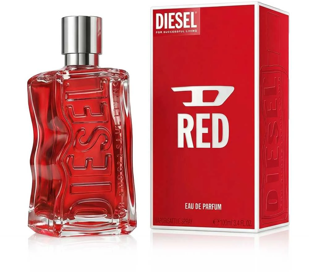 Diesel D Raudona EDP parfumuotas vanduo unisex, 100 ml