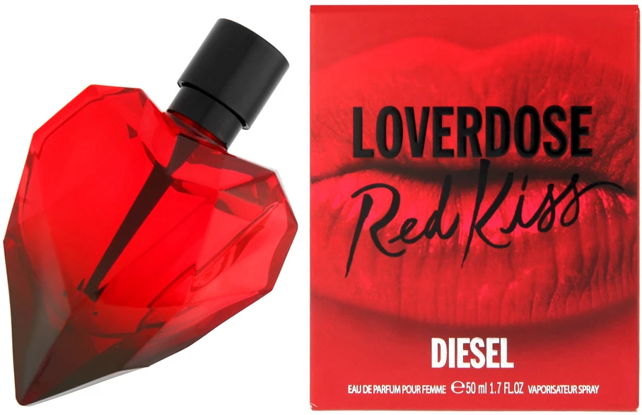 Diesel Loverdose Raudona Kiss EDP parfumuotas vanduo moterims, 50 ml