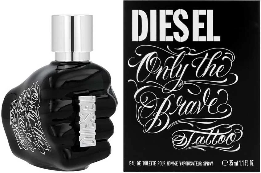 Diesel Only The Brave Tattoo Pour Homme EDT tualetinis vanduo vyrams, 35 ml