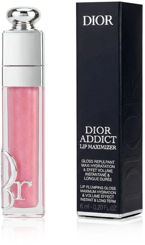 Dior Addict Lip Maximizer lūpas putlinantis blizgis, spalva: 010 Holographic Pink, 6 ml