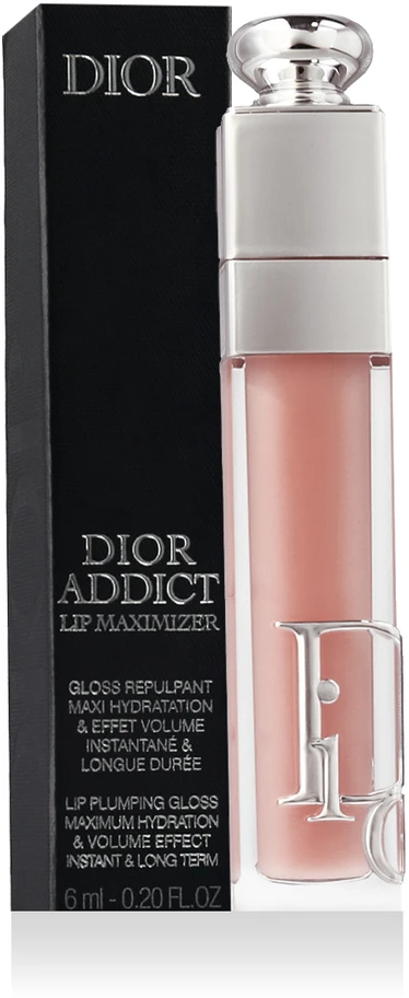 Dior Addict Lip Maximizer lūpas putlinantis blizgis, spalva: 001 Pink, 6 ml