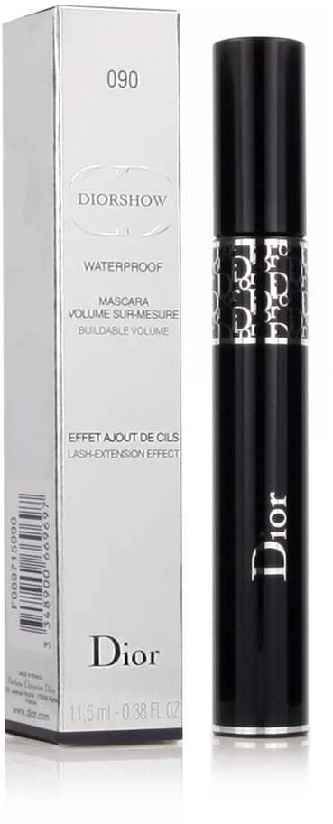 Diorshow Atsparus vandeniui Blakstienų tušas 090 Jet Juodas 11,, 5 ml