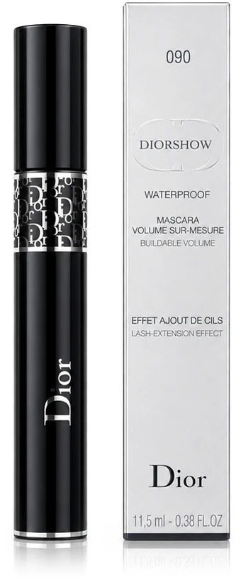 Diorshow Atsparus vandeniui Blakstienų tušas 090 Jet Juodas 11,, 5 ml