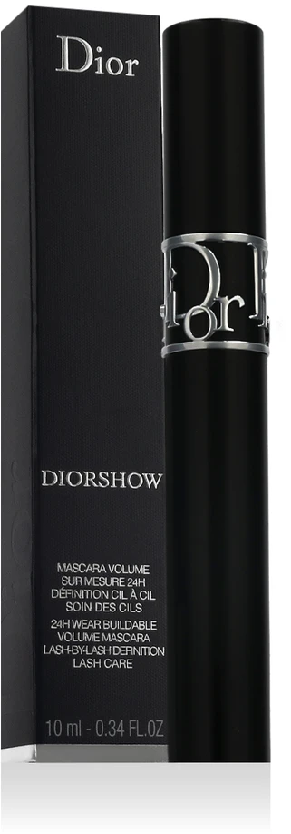 Christian Dior Diorshow 24H Wear Buildable Volume Blakstienų tušas #090 Juodas, 10 ml