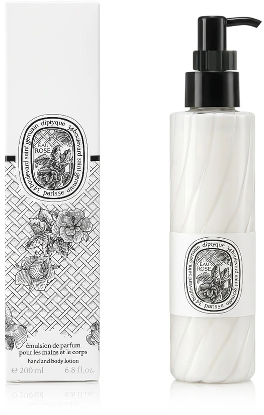 Diptyque Eau Rose Hand and Losjonas kūnui rankų ir kūno losjonas, 200 ml