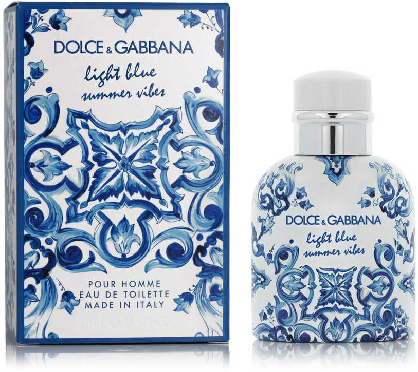 Kvepalai vyrams Dolce & Gabbana Light Blue Summer Vibes Pour Homme EDT, 75 ml