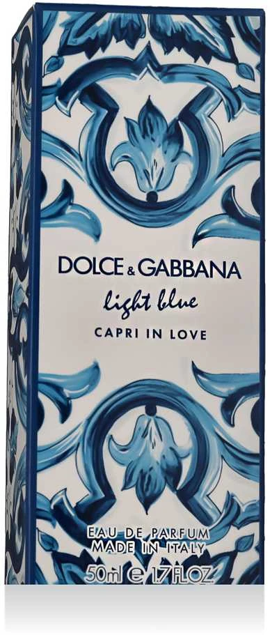 Dolce&Gabbana Light Mėlyna Capri In Love EDP parfumuotas vanduo moterims, 50 ml