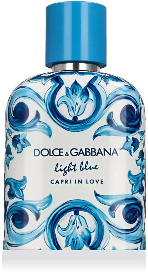 Dolce&Gabbana Dolce & Gabbana Light Mėlyna Capri In Love Pour Homme EDP parfumuotas vanduo vyrams, 100 ml