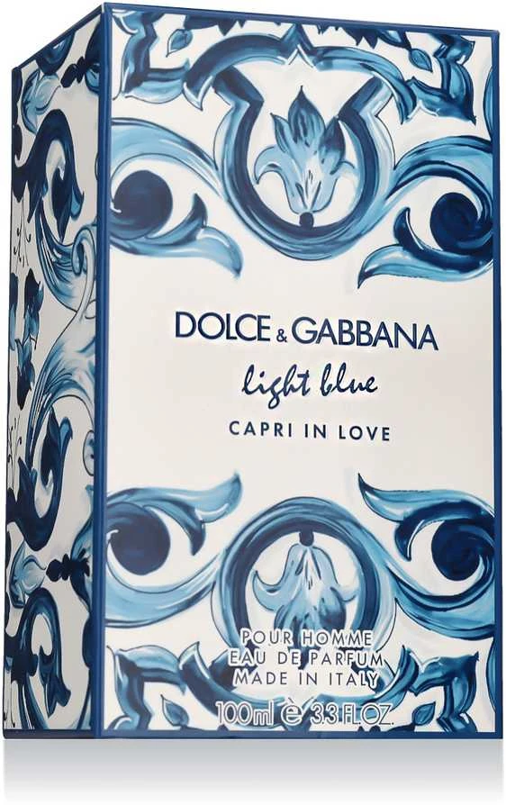 Dolce&Gabbana Dolce & Gabbana Light Mėlyna Capri In Love Pour Homme EDP parfumuotas vanduo vyrams, 100 ml