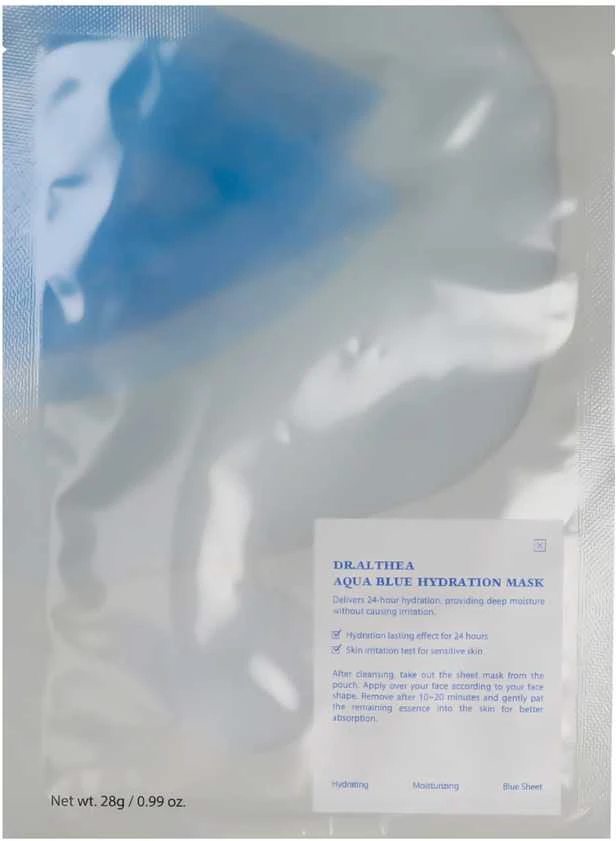 Dr. Althea Aqua Mėlyna drėkinamoji veido kaukė, 28 g