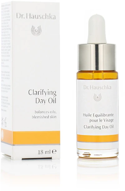 Dr. Hauschka Gaivinantis Day Oil dieninis veido aliejus riebiai ir mišriai odai, 18 ml