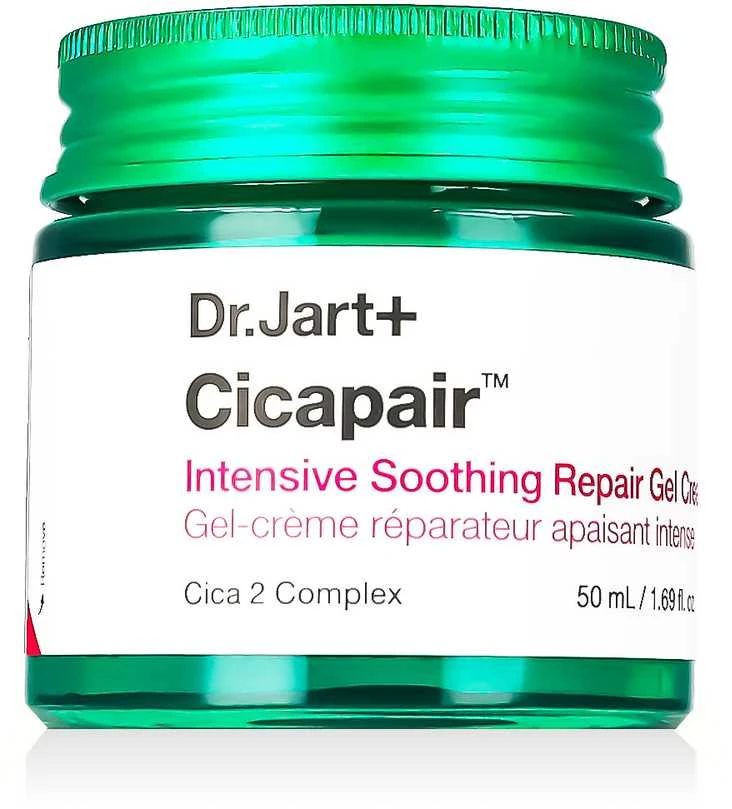 Dr. Jart+ Cicapair Intensive Soothing Repair Gel Kreminis gelinis kremas sausai, į raudonį linkusiai odai, 50 ml