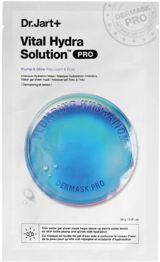 Dr. Jart+ Dermask Pro Vital Hydra Solution Intensive Hydration Mask intensyviai drėkinanti kaukė, 26 g