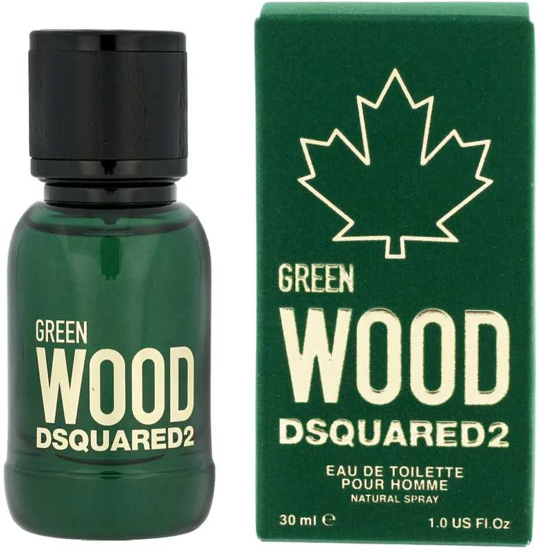 Dsquared2 Žalias Wood EDT tualetinis vanduo vyrams, 30 ml