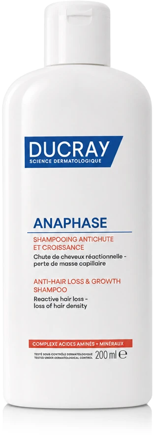 Ducray Anaphase plaukų šampūnas nuo plaukų slinkimo, visų tipų plaukams, 200 ml