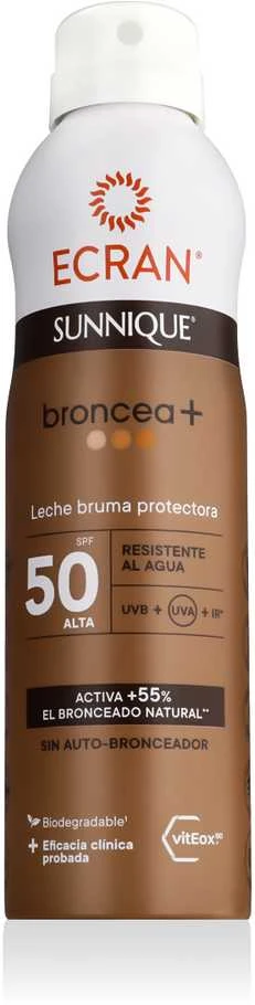 „Ecran Sunnique Broncea Bruma Protect“ apsauginis kremas nuo saulės SPF50, 250 ml