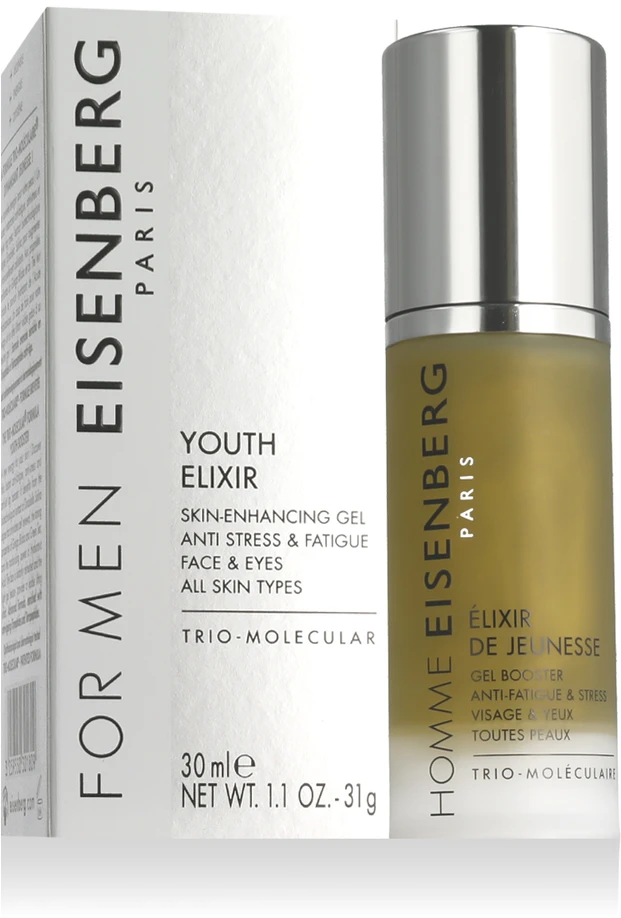 Eisenberg Homme Élixir de Jeunesse Gel-Booster jauninantis gelinis veido serumas vyrams, 30 ml