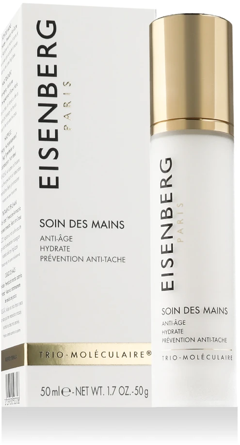 Eisenberg Hand Treatment senėjimo požymius ir pigmentines dėmes mažinantis rankų kremas, 50 ml