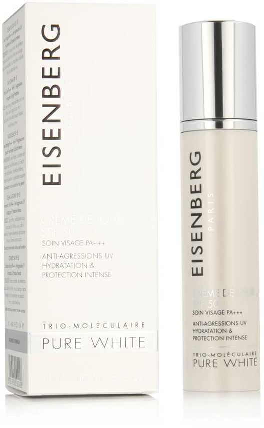 Eisenberg Pure Baltas Day Kreminis SPF 50 dieninis drėkinamasis veido kremas, 50 ml