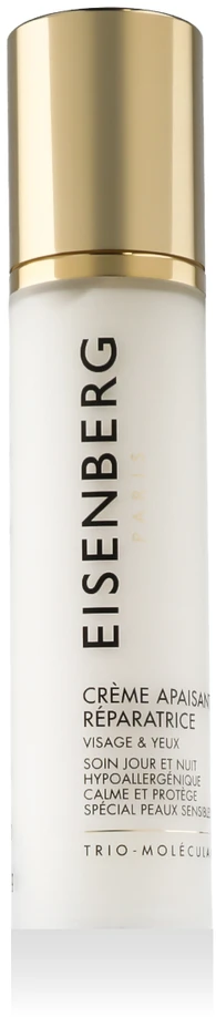 Eisenberg Soothing Repairing Kreminis Face & Eyes atkuriantis veido ir akių kontūro kremas jautriai odai, 50 ml