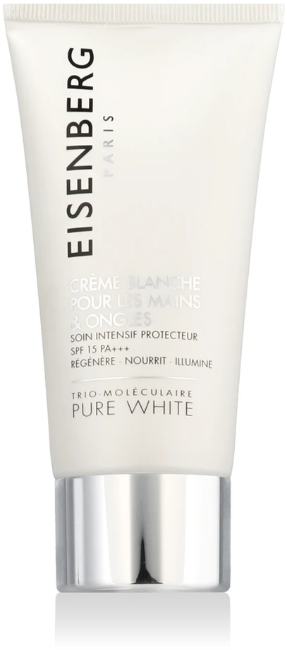 Eisenberg Pure Baltas Hand & Nail Kreminis šviesinantis rankų ir nagų kremas, 75 ml