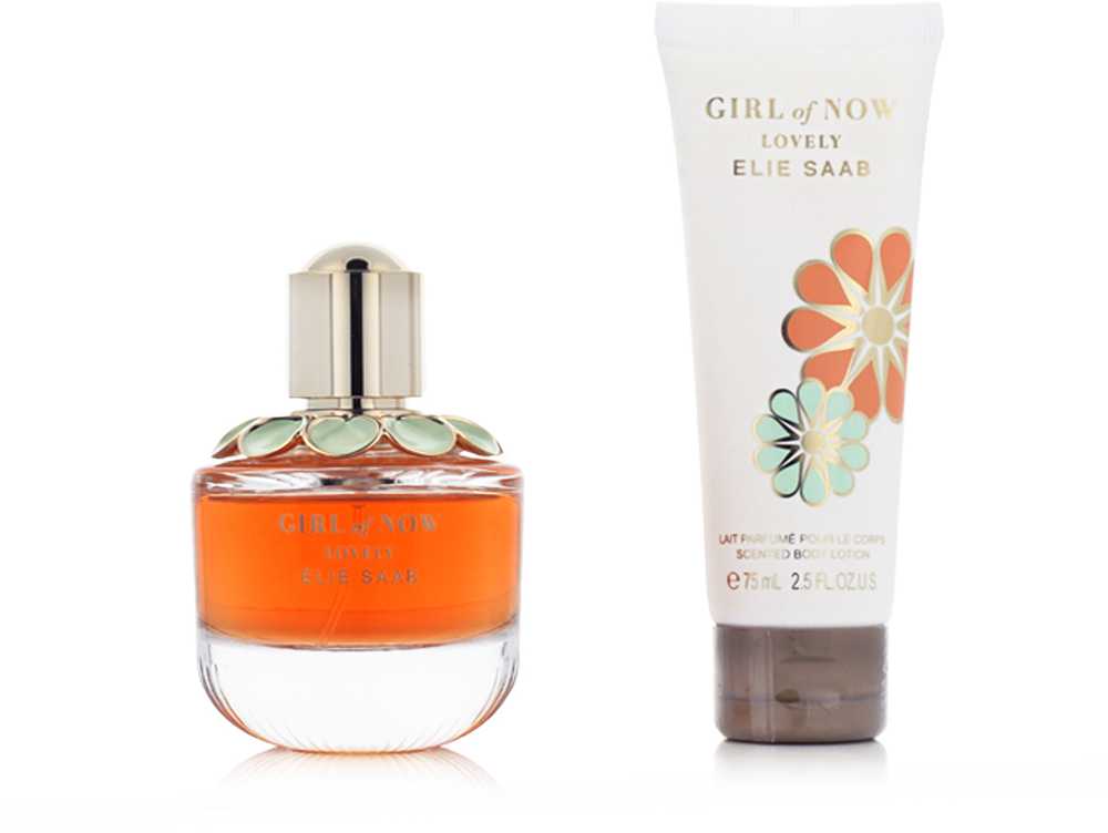Elie Saab Girl of Now Lovely rinkinys moterims (EDP, 50 ml + kūno losjonas, 75 ml)