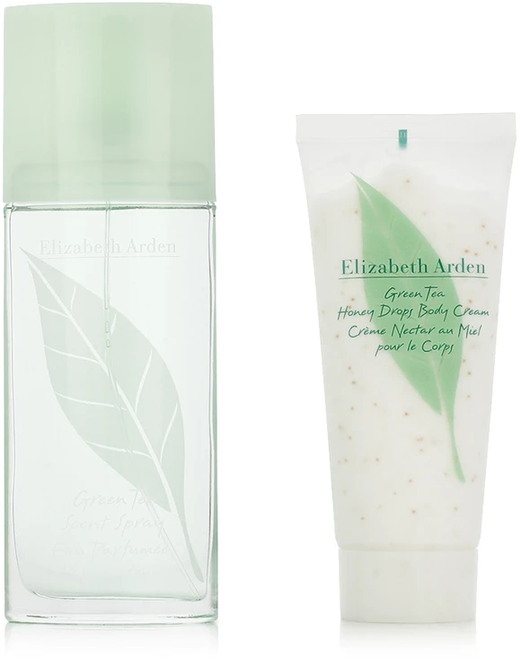 Elizabeth Arden Žalias Tea rinkinys moterims (EDT, 100 ml + kūno kremas Honey Drops, 100 ml)