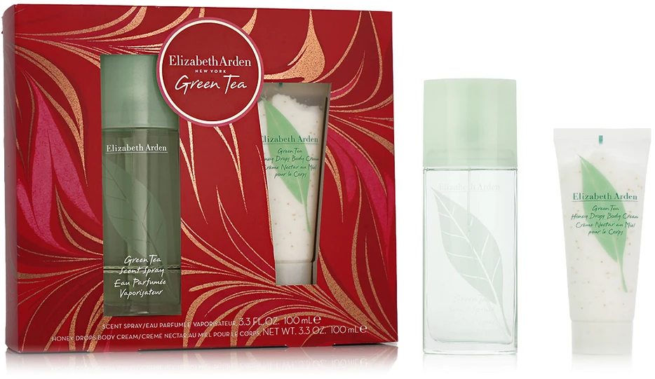 Elizabeth Arden Žalias Tea rinkinys moterims (EDT, 100 ml + kūno kremas Honey Drops, 100 ml)