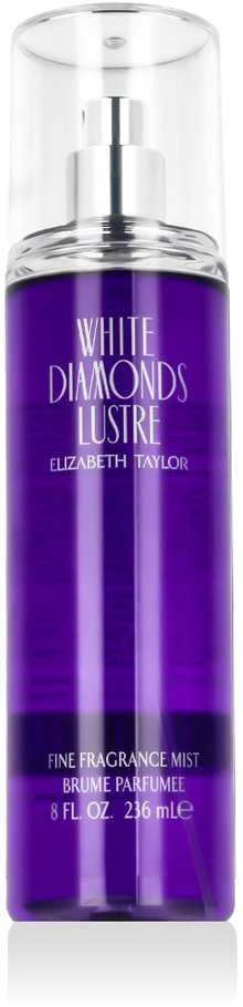 Elizabeth Taylor Baltas Diamonds Lustre kūno dulksna, 240 ml