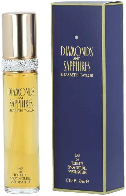 Elizabeth Taylor Diamonds and Sapphires EDT tualetinis vanduo moterims, 50 ml
