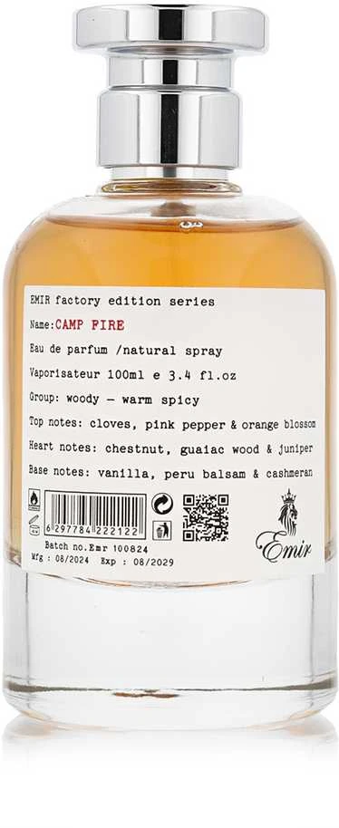 Emir Camp Fire Factory Edition EDP parfumuotas vanduo unisex, 100 ml