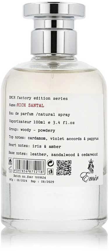 Emir Rich Santal Factory Edition EDP parfumuotas vanduo unisex, 100 ml