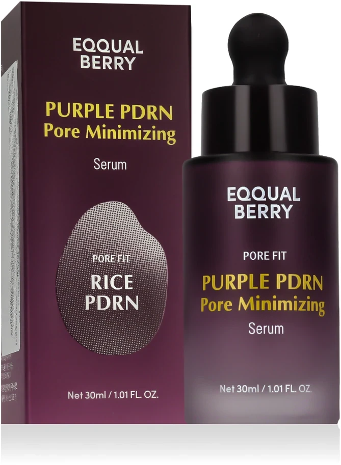 Eqqualberry Pore Fit Violetinė PDRN Pore Minimizing Serum poras mažinantis serumas veidui, 30 ml