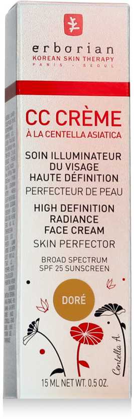 Erborian Cc Kremas su Spf25 Doré 15ml