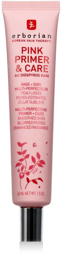 Erborian Rožinė Primer & Care Multi-Perfecting Primer + Care Makeup Primer moterims, 45 ml